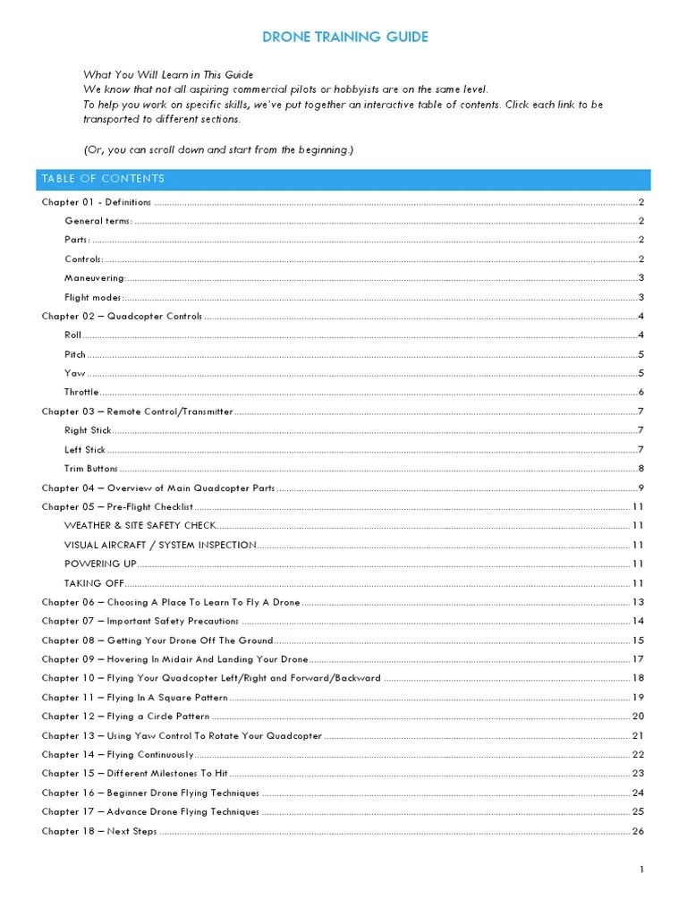 Drone Guide 101 | PDF | Quadcopter | Helicopter