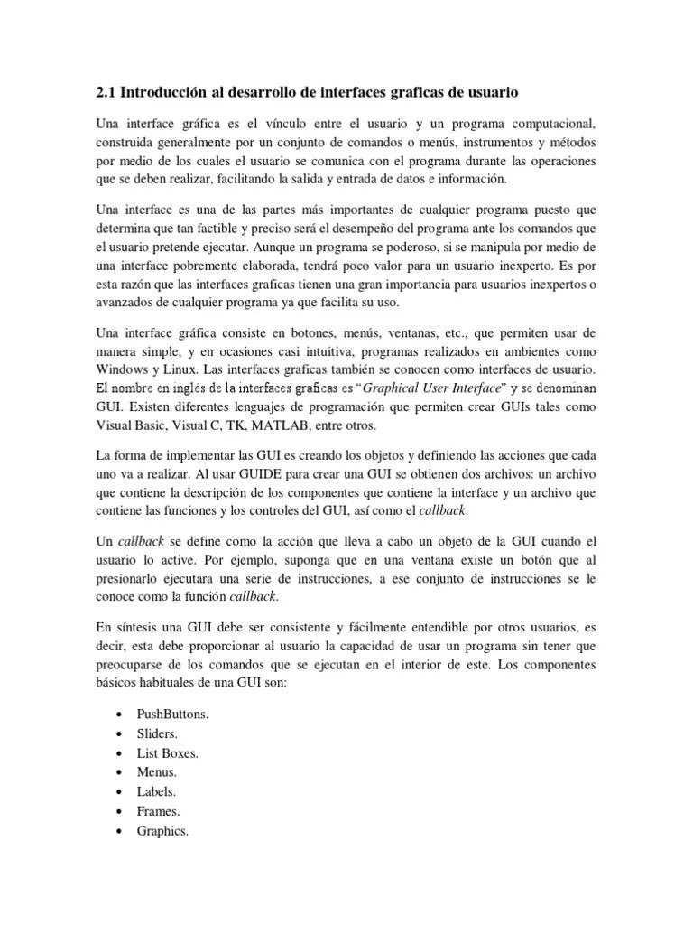 02 - Elementos Basicos De La Interfaz Grafica De Usuario | PDF | Interfaces Gráficas De Usuario ...