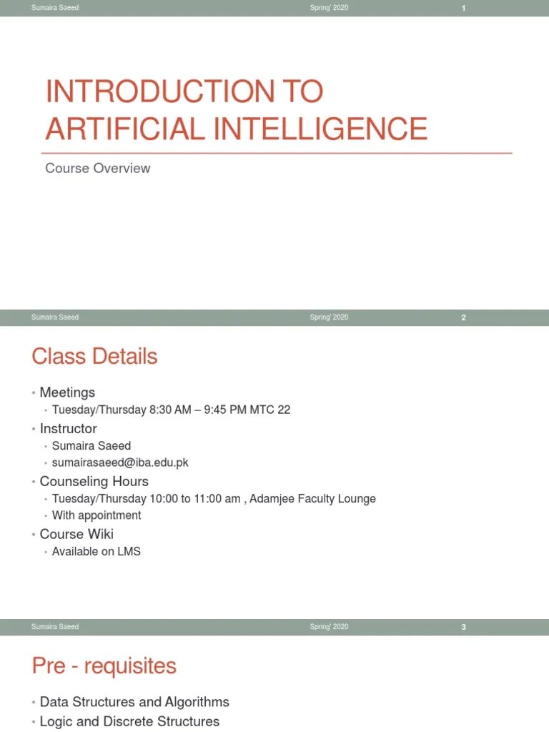 Unit 1 - Introduction To AI | PDF | Artificial Intelligence | Intelligence (AI) & Semantics