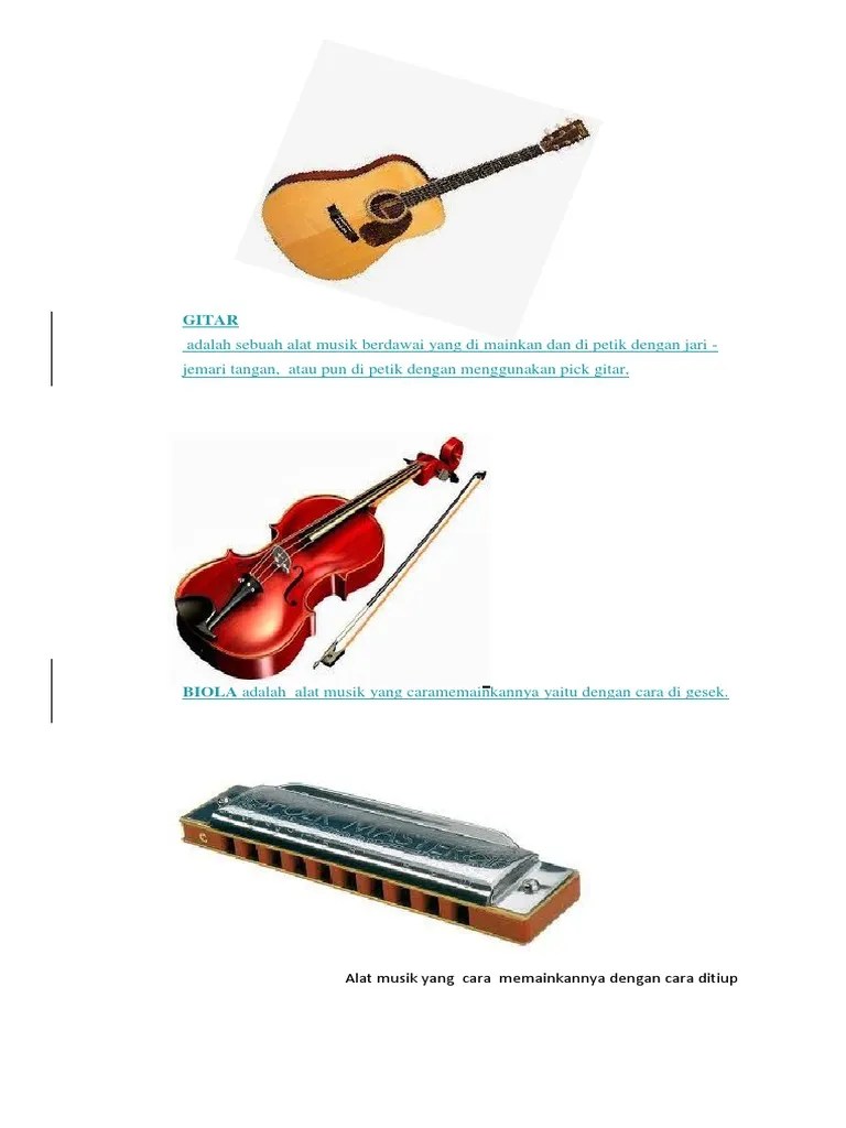 Alat Musik Cara Mainnya | PDF