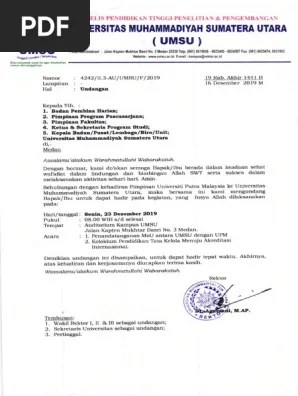 Astra honda motor dan pt united tractors di gedung serba guna smk negeri 2 pangkalpinang. Undangan Penandatanganan Mou Upm Dan Kolokium Pendidkan Tata Kel12162019164603 Pdf