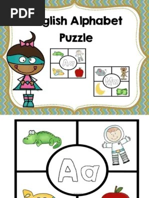 We've obviously spent quite a bit of time over the past few months, learning the letters of the alphabet in our home preschool. English Alphabet Puzzle Pdf