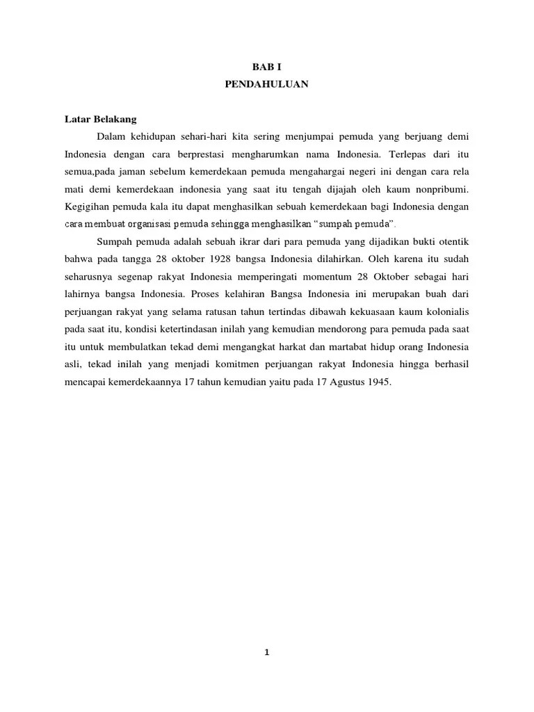 Makalah Sumpah Pemuda | PDF