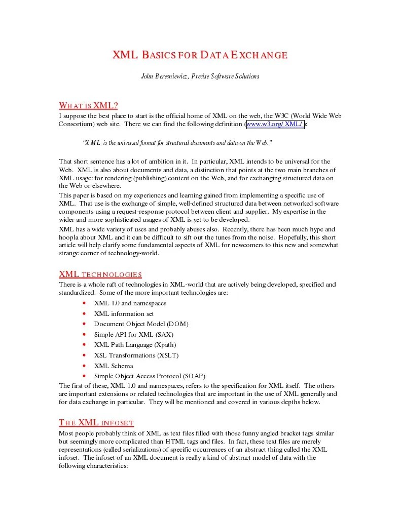 XML Basics | PDF | Xml | Xslt