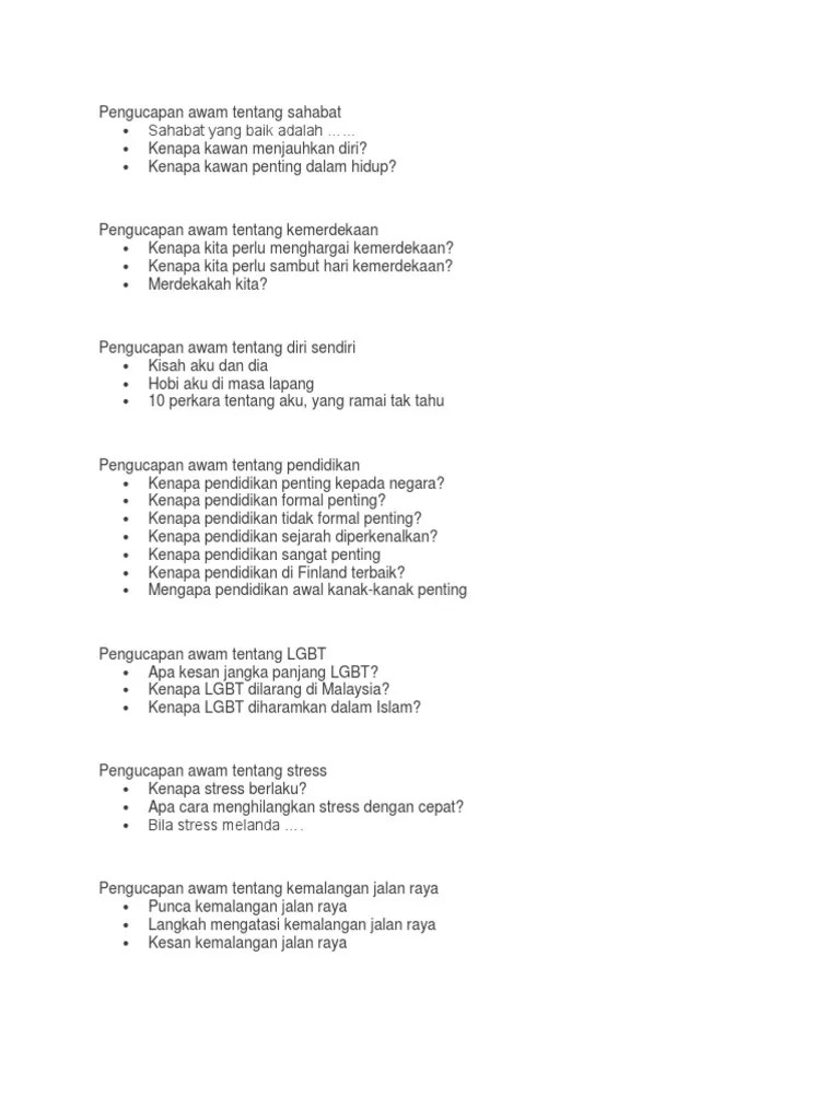 Kita sering memandang ringan tentang stres namun tahukah anda stres juga boleh membawa kepada maut? Pengucapan Awam Tentang Sahabat Pdf