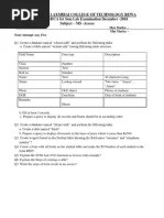 Ms Access Practical Questions | PDF | Microsoft Access | Databases