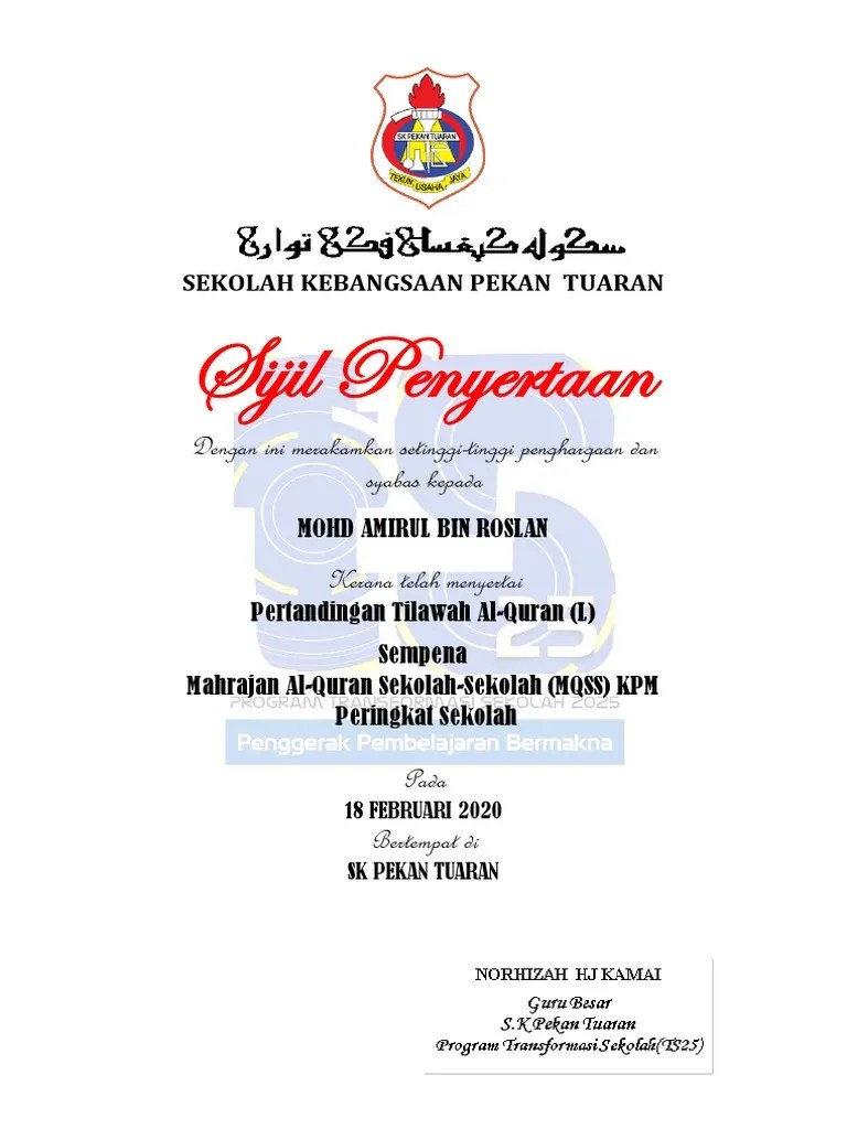 Contoh Sijil Penyertaan Pertandingan - Covid 19 Anxiety Empathy Sympathy Menjawab Terlalu Banyak Soalan Tentang Sijil Seperti Yang Dinyatakan Terdahulu Semua Peserta Akan Dapat Sijil Penyertaan Contoh Di Bawah Ini Harap Maklum Facebook