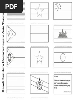 Poster mewarna bendera malaysia pewarna b. Bendera Negeri Di Malaysia Tanpa Warna Englshgum
