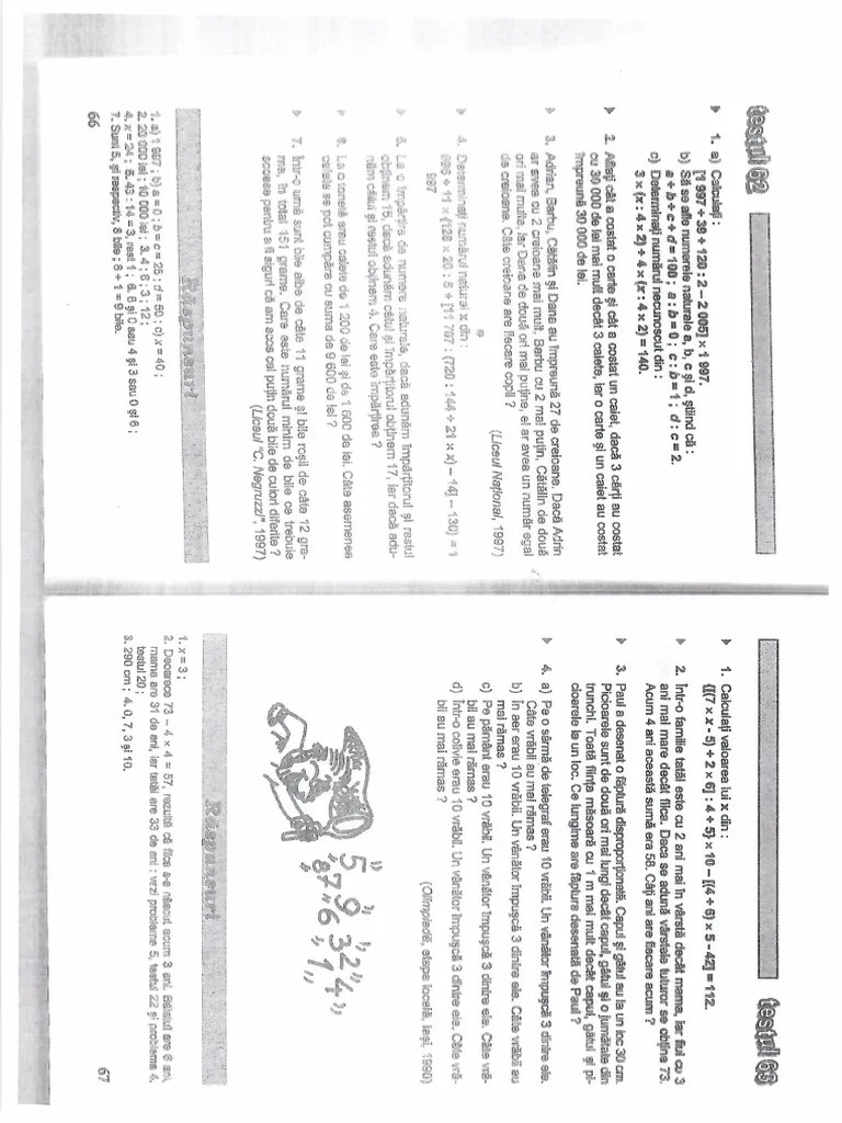 Dacă preţul lui x creşte de la 12 u.m. Teste De Matematica P2 Pdf Pdf