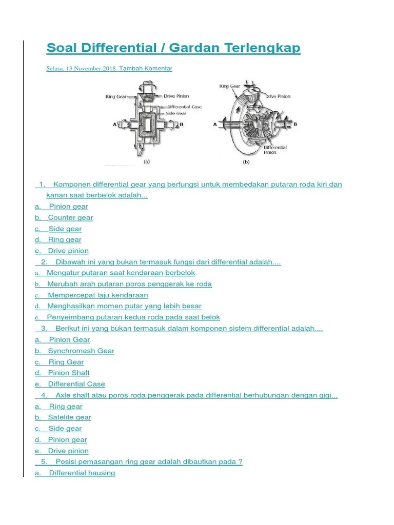 Soal Differential | PDF