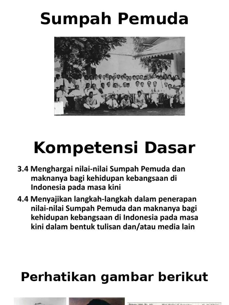 KD 3.4 Sumpah Pemuda | PDF