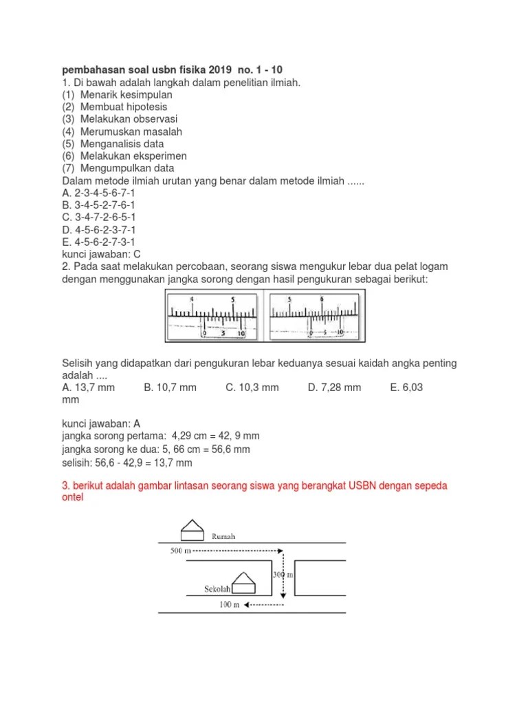 11 20 pembahasan soal usbn 2019 fisika part 3 no. Pembahasan Soal Usbn Fisika 2019 Pdf