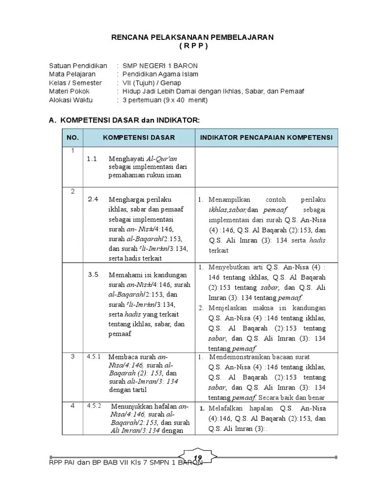Hidup Jadi Lebih Damai Dengan Ikhlas, Sabar, Dan Pemaaf | PDF
