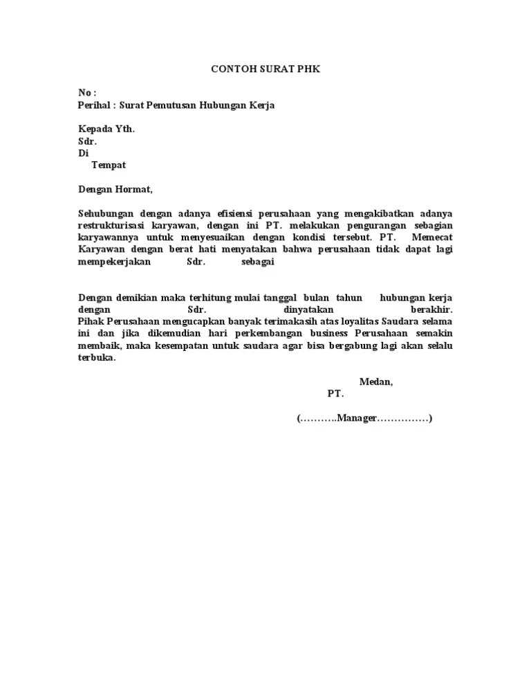 Department of labour of peninsular malaysia faq for retrenchment activity. Contoh Surat Pemecatan Pekerja Oleh Majikan