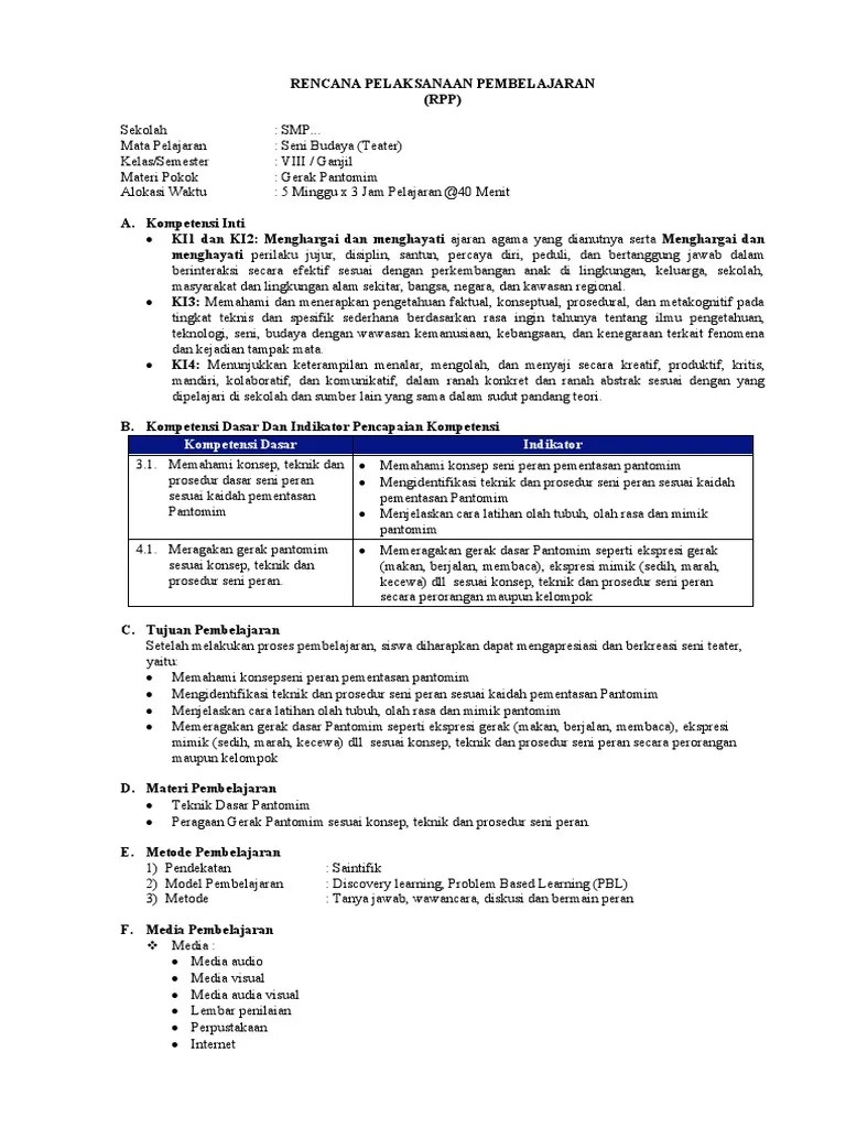 BAB 1 Gerak Pantomim | PDF