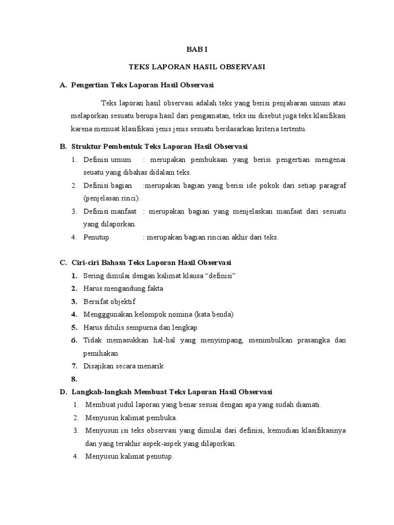 Membuat judul laporan yang benar sesuai dengan pengamatan yang dilakukan. Materi Kelas 10 Semester 1 Teks Eksposisi Lho Prosedur Dan Anekdot Pdf
