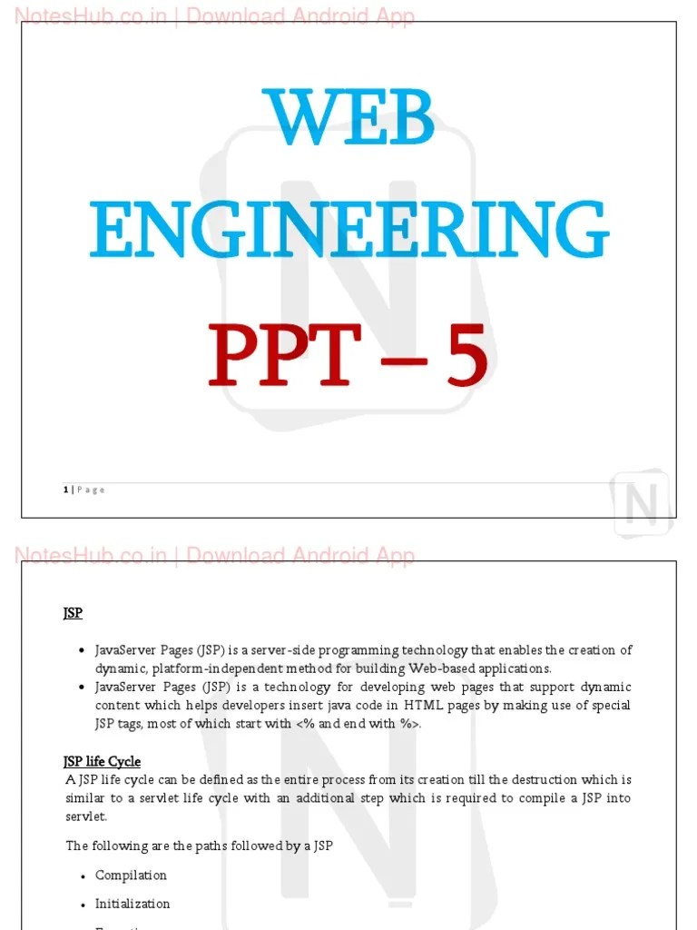 JSP PDF | PDF | Java Server Pages | Java Servlet