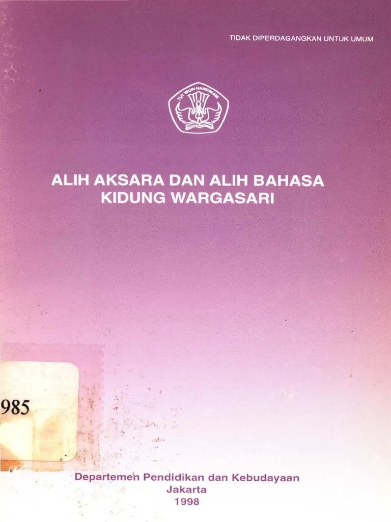 Alih Aksara Dan Alih Bahasa Kidung Wargasari PDF | PDF