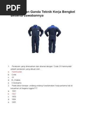 We did not find results for: Soal Pilihan Ganda Teknik Kerja Bengkel Beserta Jawabannya