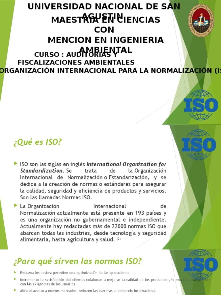Organización Internacional Para La Normalización (Iso) | PDF ...
