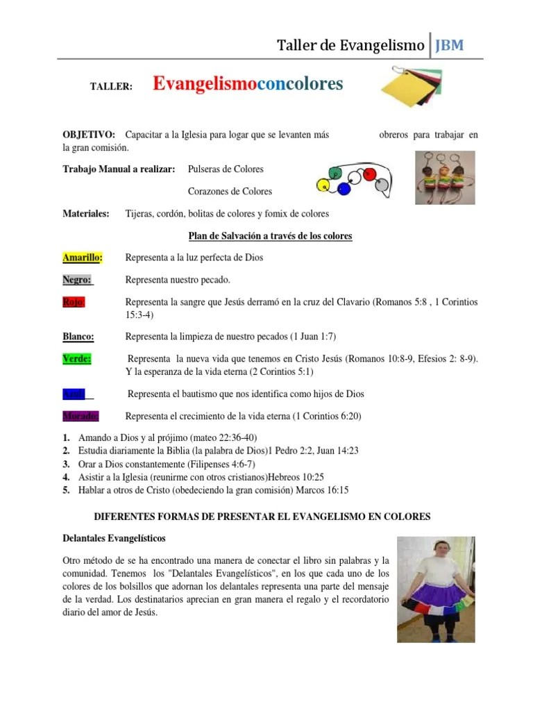 Taller De Evangelismo | PDF | Mano | Marionetas