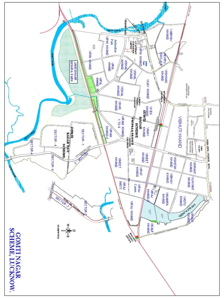 Gomti Nagar Scheme Map Overview PDF 1