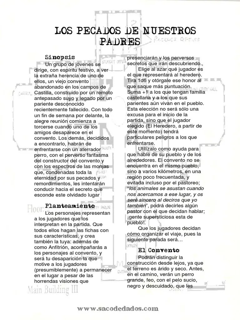 Los Pecados De Nuestros Padres | PDF | Fantasmas | Infierno