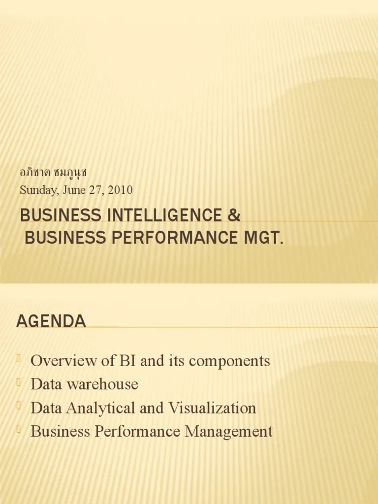 Business Intelligence | PDF | Data Warehouse | Information Age
