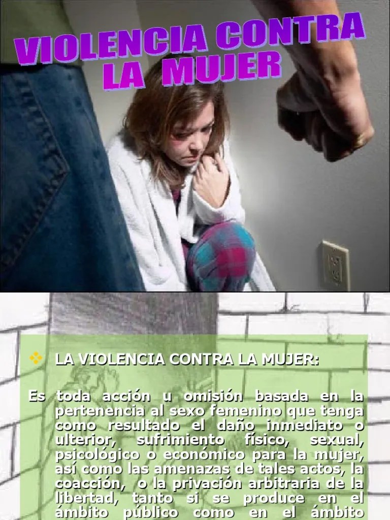 Violencia Contra La Mujer | PDF | La Violencia Contra Las Mujeres ...