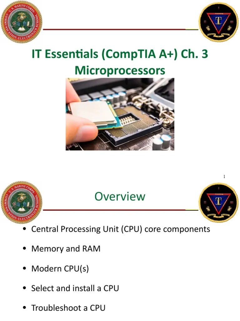Chapter 04 - Microprocessors | PDF | Random Access Memory | Central ...