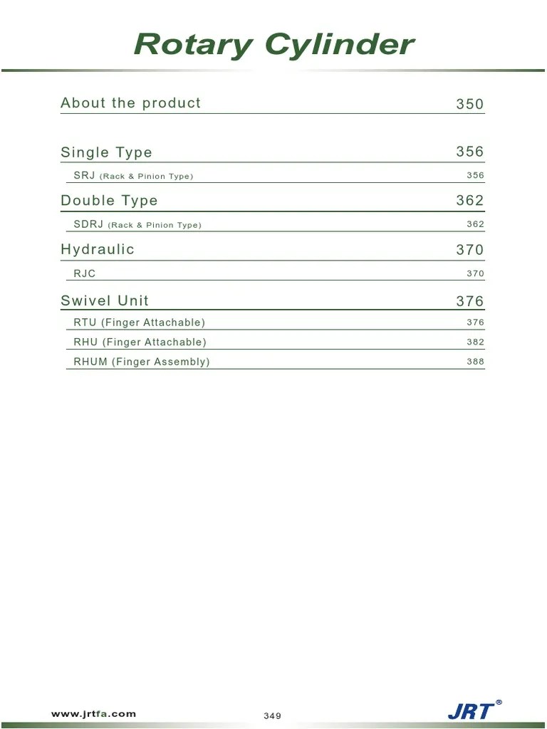 Rotary Cylinder: Abouttheproduct 3 5 0 | PDF | Rotation Around A Fixed Axis | Classical Mechanics