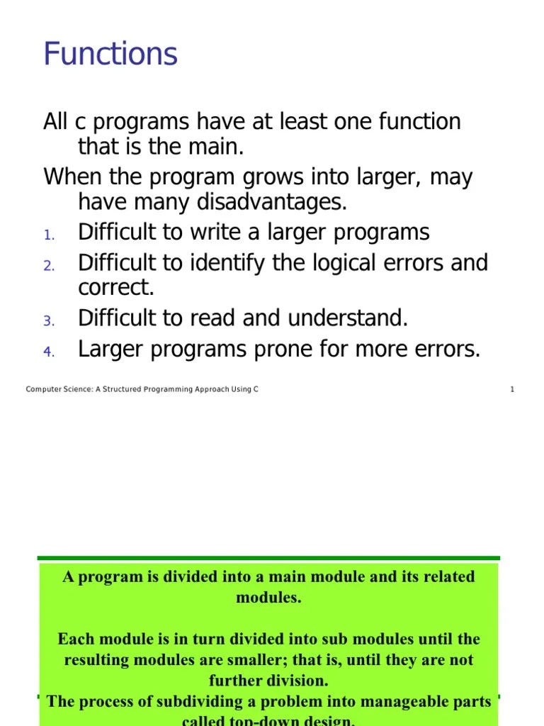 Functions And Macros | Download Free PDF | Parameter (Computer Programming) | Variable (Computer ...