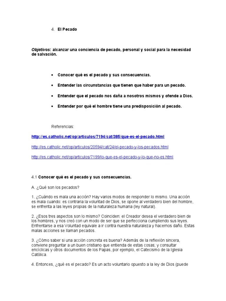 El Pecado | PDF | El Pecado Original | Pecado