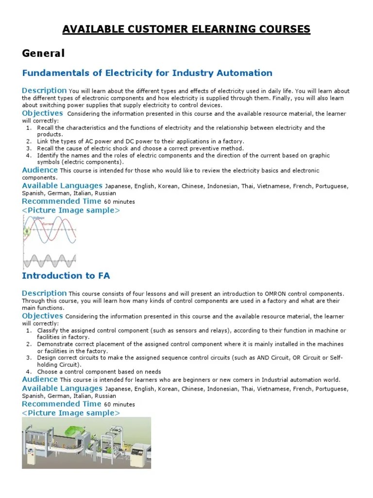 Course Details PDF | PDF | Programmable Logic Controller | Control Theory