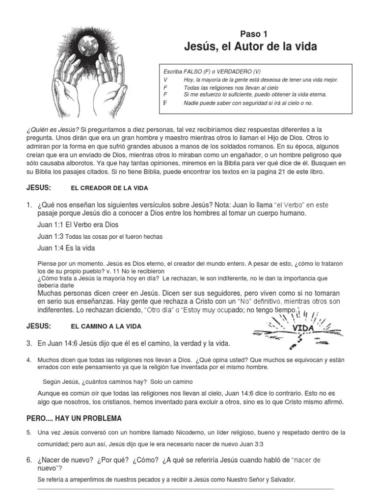 Tarea 1 - Jesús El Autor De La Vida PDF | PDF | Jesús | Cristo (título)