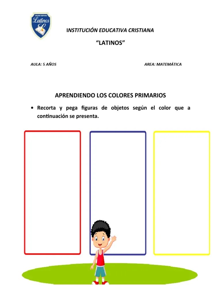 Aprendiendo Los Colores Primarios | PDF