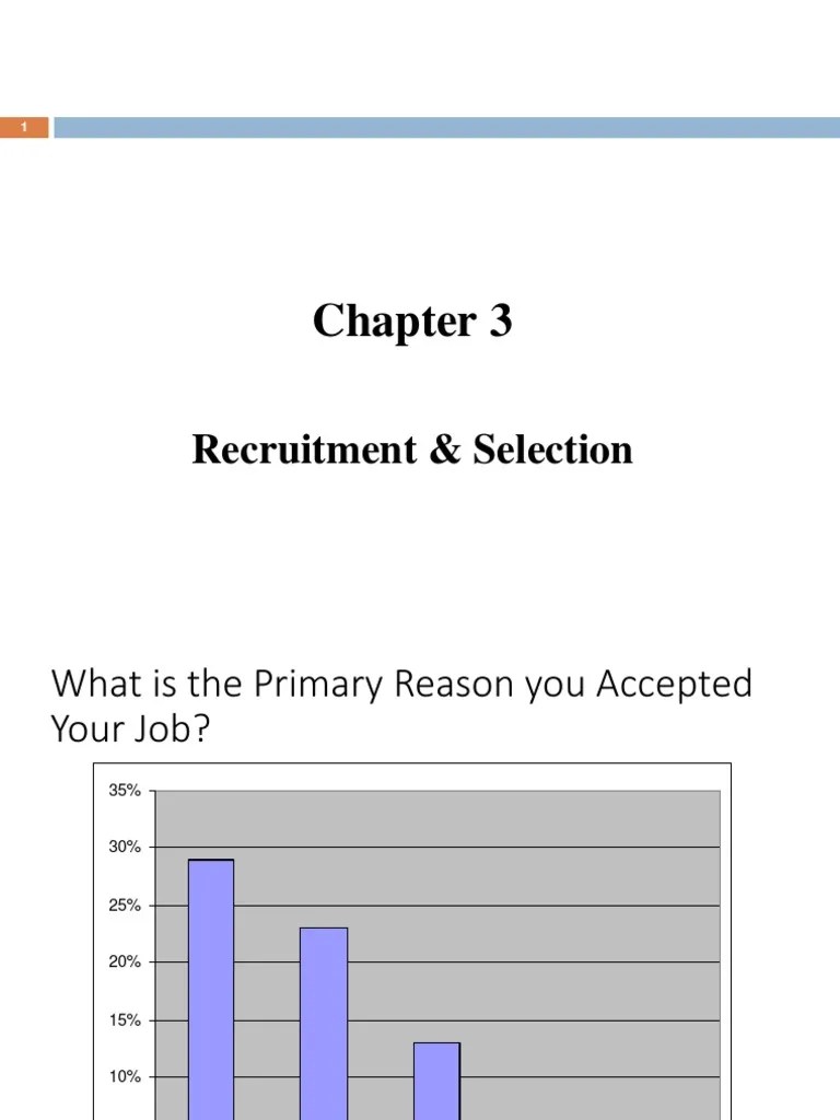HRM - 03 - Recruitment & Selection PDF | PDF | Recruitment | Employment