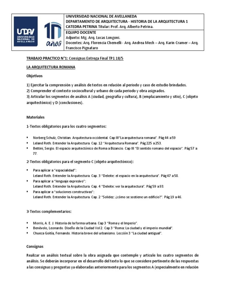 TP N1 - ROMA - Consignas Entrega TP Final 18-5 | PDF | Science ...