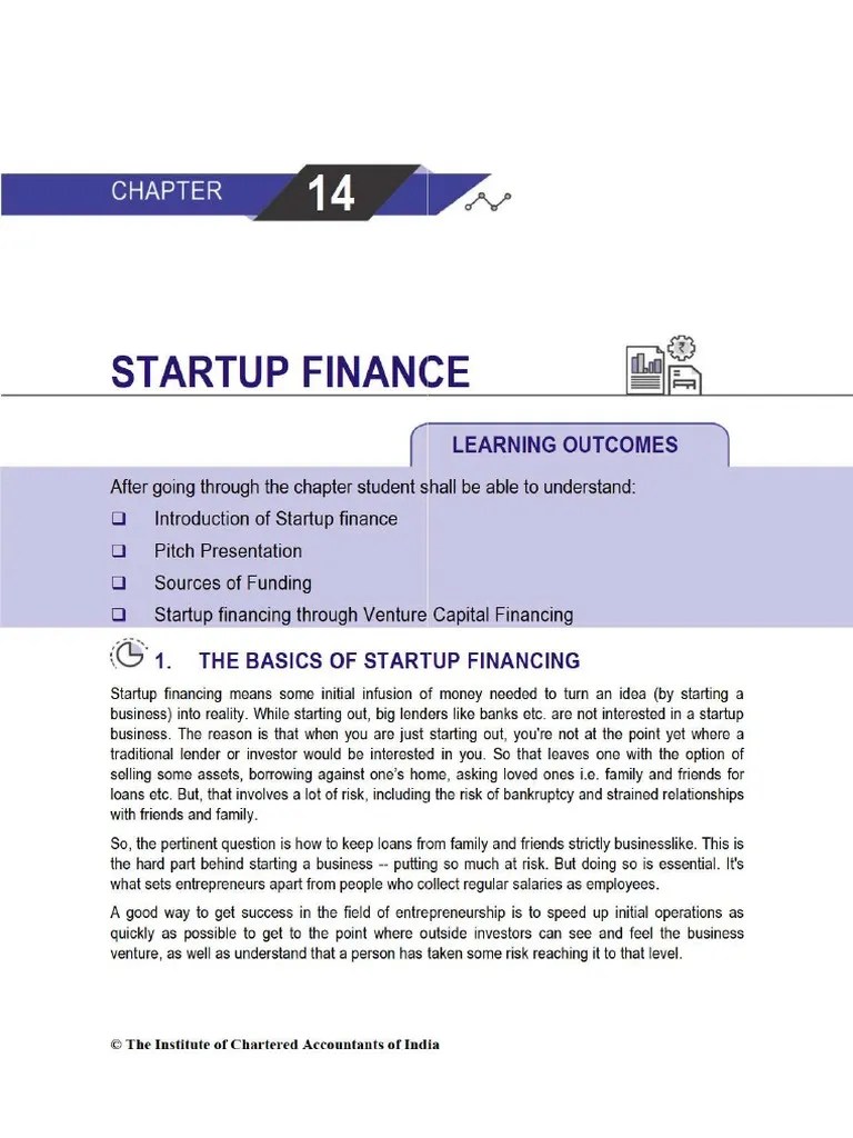 Startup Finance PDF | PDF | Angel Investor | Venture Capital