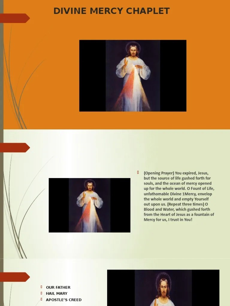 Divine Mercy Chaplet | PDF