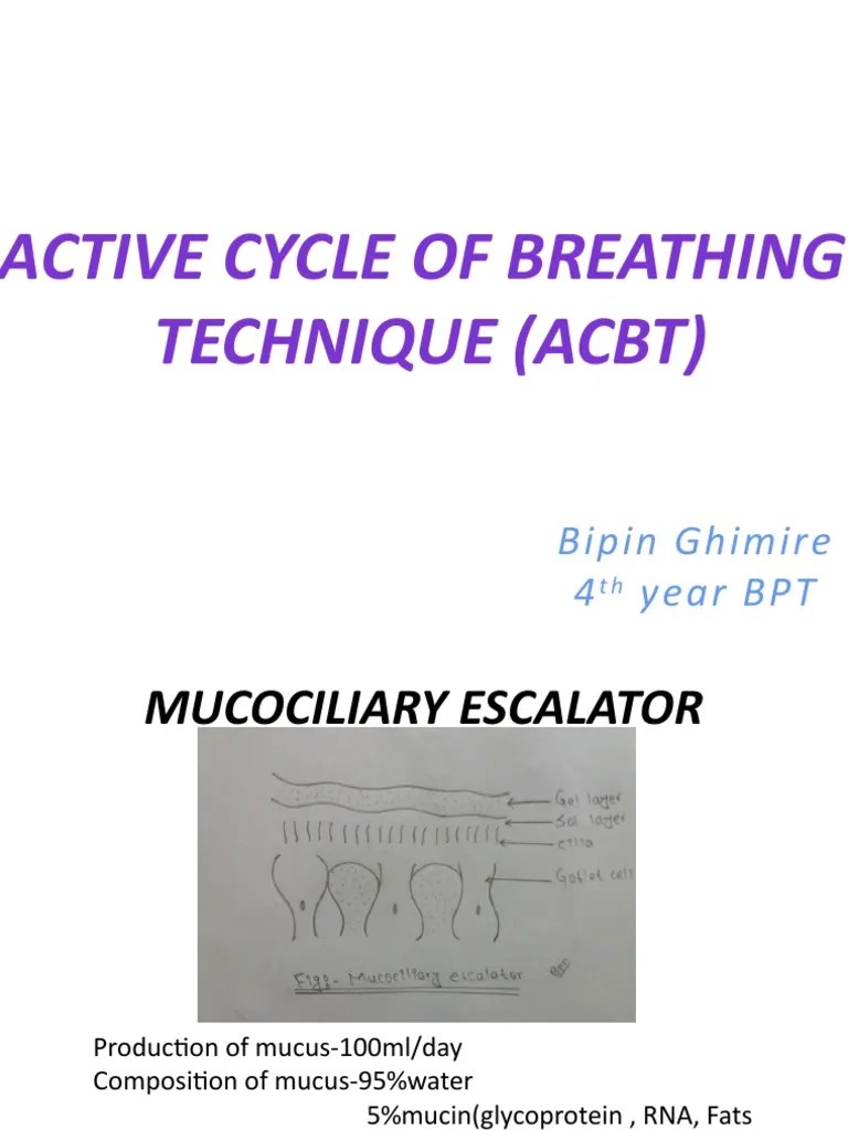Active Cycle Of Breathing Technique (ACBT) | PDF | Breathing ...