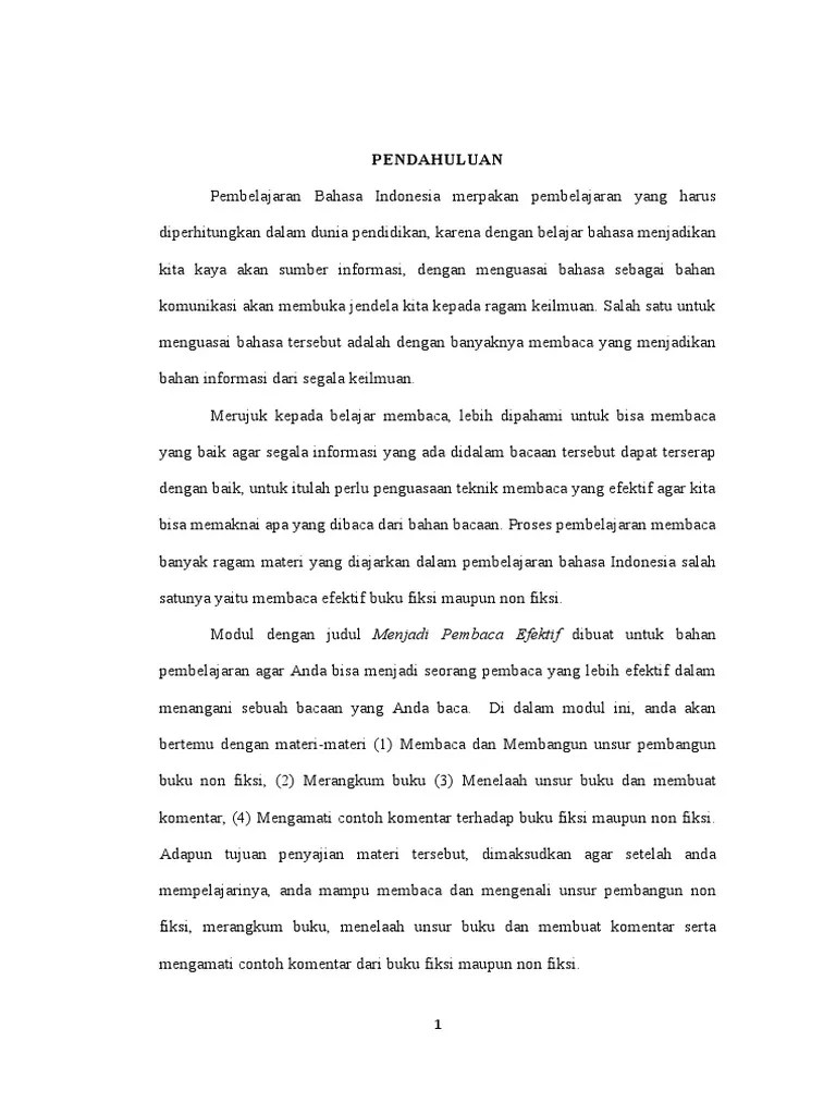 Buku nonfiksi tentang bisnis biasanya di buat oleh a.komentator b.editor c.pembisnis sukses d.penulis buku. Modul Fiksi Dan Non Fiksi Pdf