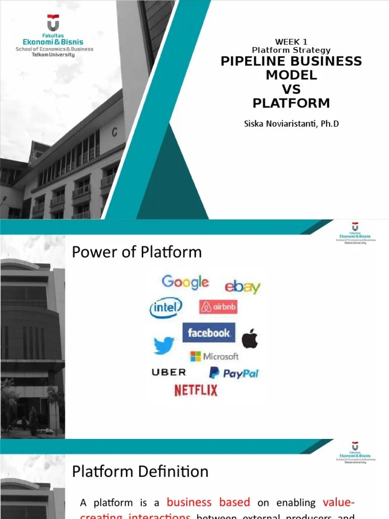 Week 1 Business Model Vs Digital Platform | PDF