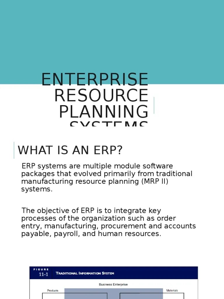 Enterprise Resource Planning Systems | PDF | Data Warehouse ...