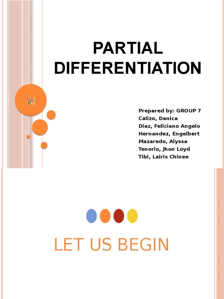 Partial Differentiation | PDF | Derivative | Maxima And Minima