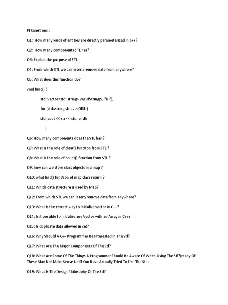 PI Questions Day-2 | PDF | Theoretical Computer Science | Computer ...