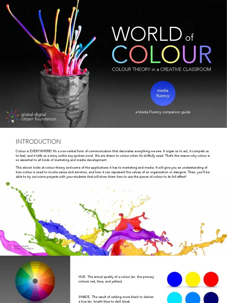 'Exploring Color Theory PDF | PDF | Color | Vision