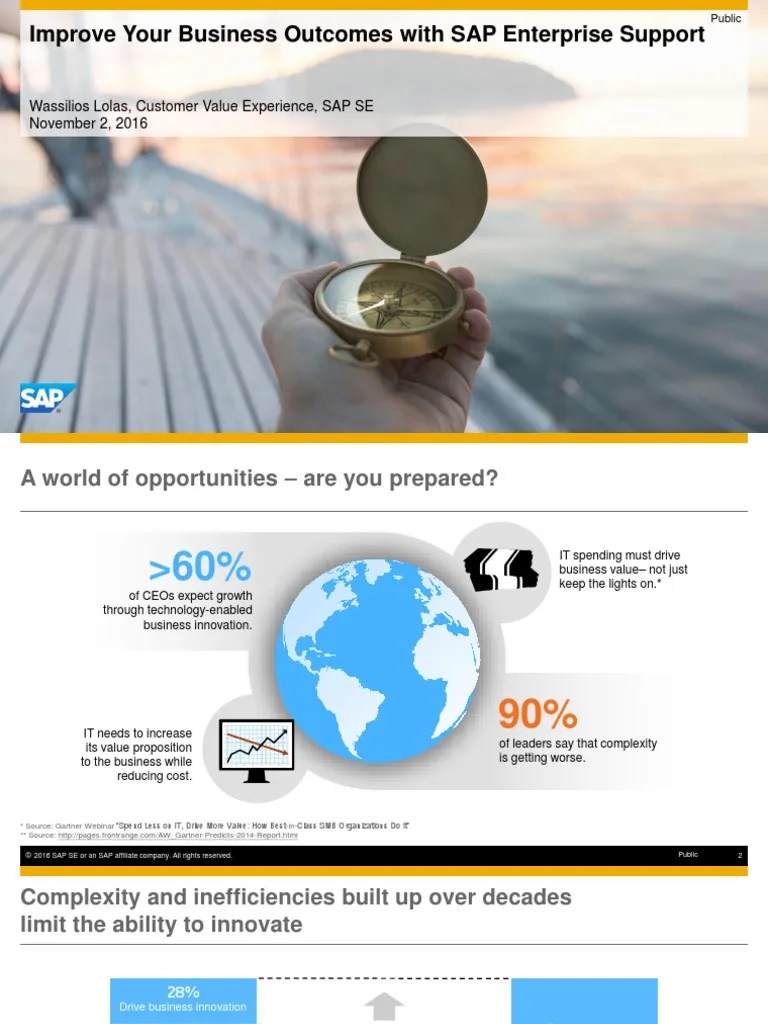 Improve Your Business Outcomes With SAP Enterprise Support | Download ...