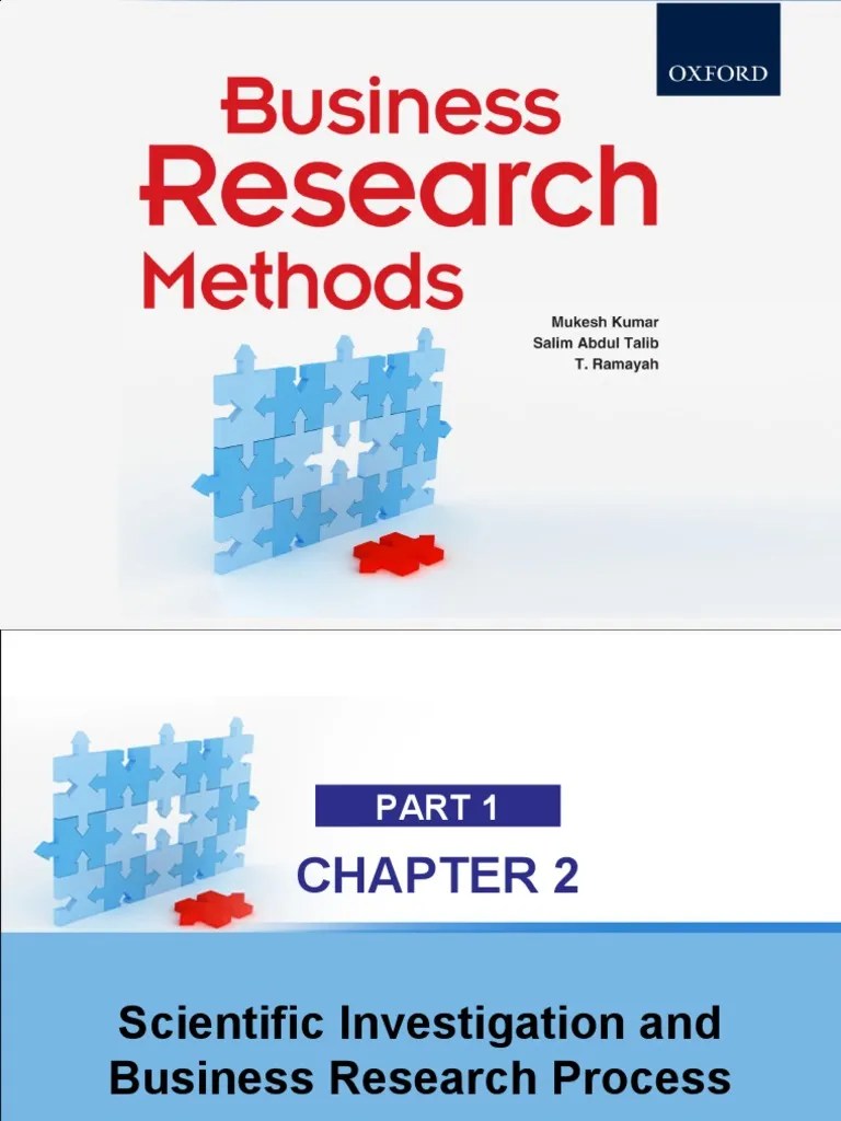 Chapter 2 Scientific Investigation And Business Research Process | PDF | Research Design ...