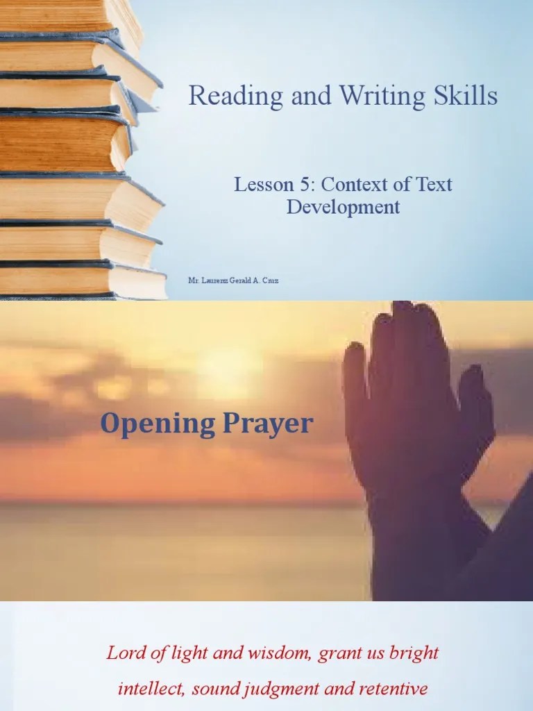 Context-of-Text-Development Topic 5 | PDF | Intertextuality | Writers